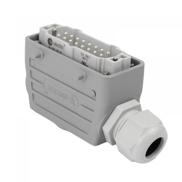 Industriesteckverbinder - Stecker 16 Polig 16A - Metall